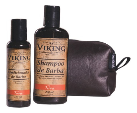 Fragrância Amadeirado Terra Kit Hidratação Cuidado Com Barba