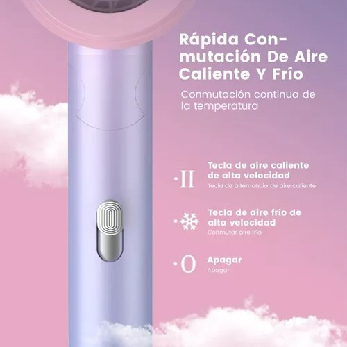Mini Secador De Pelo Plegable Portatil