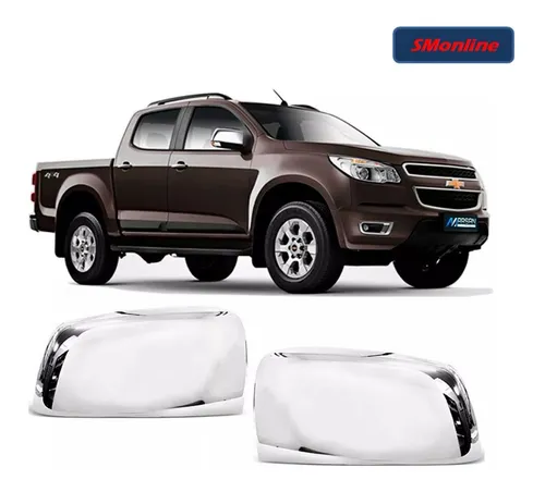 Cachas Cubre Espejo Cromada Chevrolet S10 2012 + Juego X2