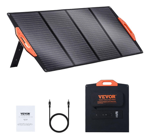 Panel Solar Monocristalino Portátil 120w Cargador Plegable E