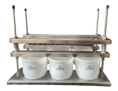 Prensas Manuales Para Quesos 6 Moldes 500 Gr