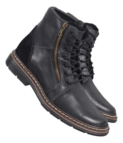 Borcego Bota Hombre Cuero Zurich Art: 5804 Cierre Oferta