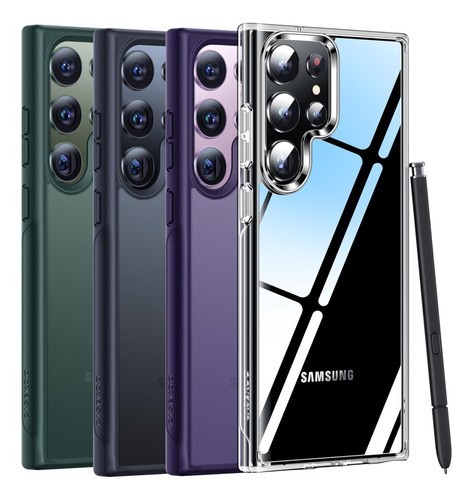 Casekoo Funda Oficial Genuina Crystal Clear Para Samsung S23