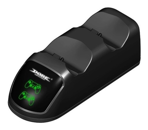 Imagen 1 de 9 de Cargador Mando Ps4 Cargador Ps4 Pantalla Led Doble Carga