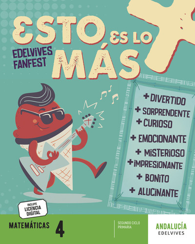 Libro Matematicas 4âºep Andalucia 23 Fanfest - Aa.vv