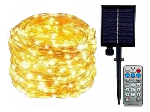 comprar Luz Navidad Solar Lineal  Eventos Fiestas 300 Led Exterior