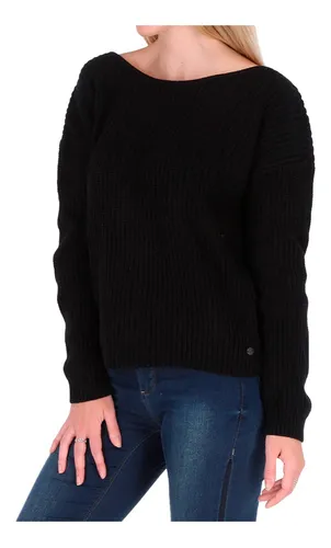 Sweater Mujer Roxy Bamboo Bridge Black Cuotas sin inter s