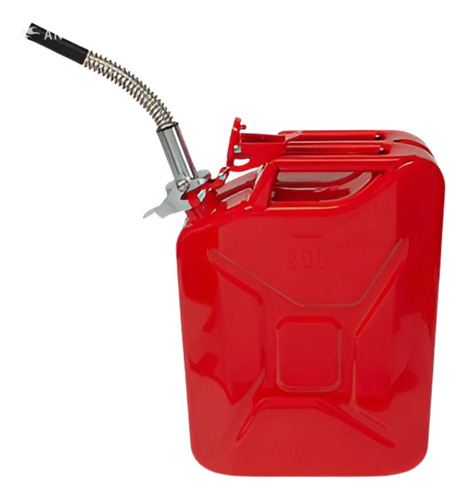 Tanque Metálico Gasolina Tipo Jerrycan Dogotuls Rojo 20l