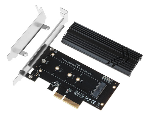 Smartelf Adaptador M.2 Pcie Tarjeta Nvme Achi Ssd Disipador