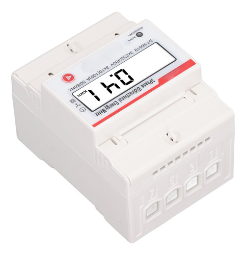 Medidor De Electricidad Din Rail, Trifásico, 4 Hilos, Energí