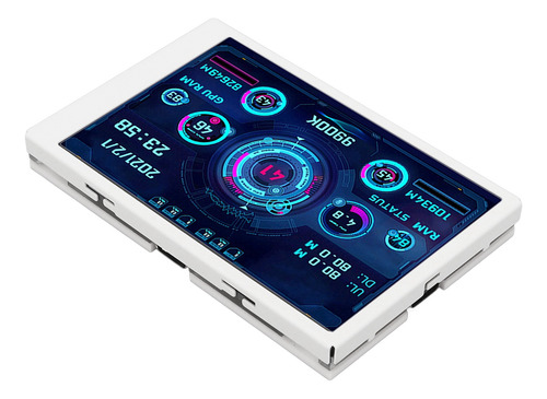 Mini Monitor De Computadora De 3.5 Pulgadas Con Temperatura