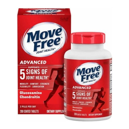 Move Free Advanced  5 Acción  200 Tabletas Recubiertas