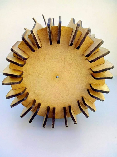 Imagen 6 de 6 de Lámpara Diseño Mod I - Mdf / Fibrofacil