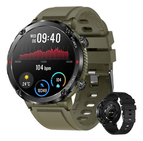 Smartwatch Monitor De Salud, Fitnes Ips 