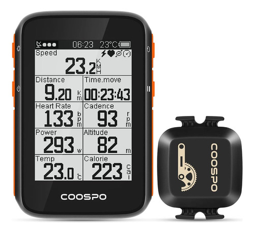 Gps Inalámbrico Coospo Bike Computer, Velocímetro Para Bicic