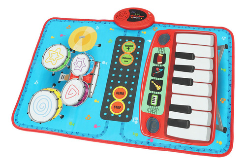 Touch Musical Play Mat Baby 2 En 1 Para Piano Y Batería