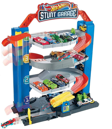 Hot Wheels City Pista Stunt Garage Extremo Original Mattel 