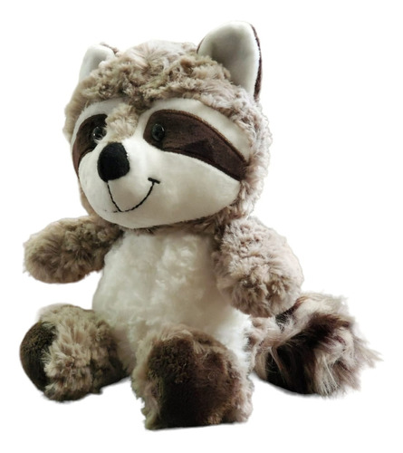 Peluche De Animal Mapache Suave 25 Cm Calidad Premium