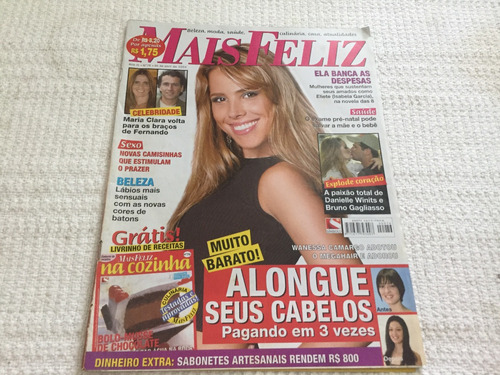 Revista Mais Feliz 76 Wanessa Camargo Penteado Saúde G288