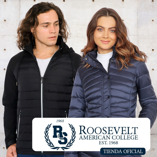 Imagen 4 de 4 de Chamarra Roosevelt Biker Vini Piel Slim Fit Super Calidad