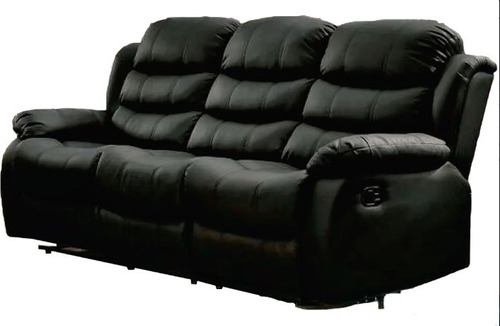 Sillon 3 Cuerpos Sofa Reclinable En Pu Living