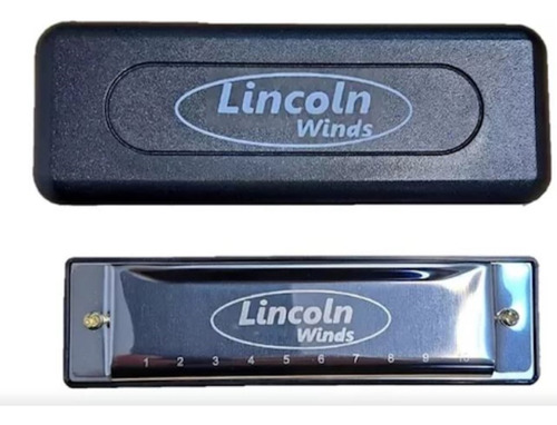 Lincoln Wind Hm03-10s Armonica Blusera 20 V Cromada