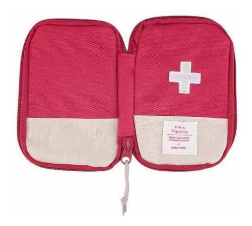 Imagem 3 de 6 de Porta Comprimidos Emergência Bordada Viagem Bolsa Pequena