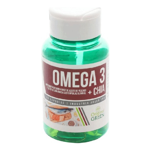 Omega 3 + Chia 30 Cápsulas Original Green