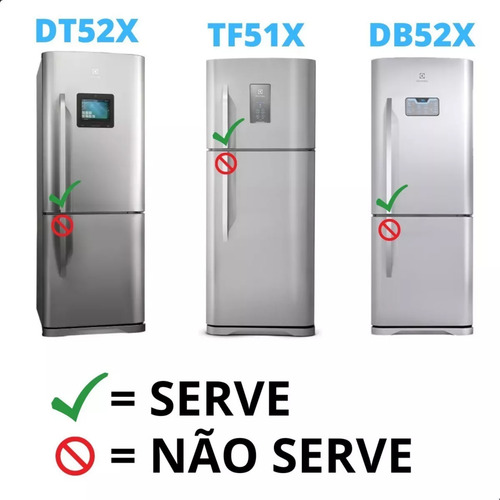 Suporte Do Puxador Da Porta Geladeira Electrolux Db53x Dt52x