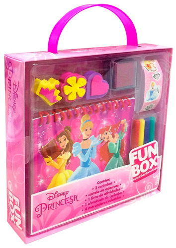 Livro Disney Fun Box Caixinha Divertida - Princesas