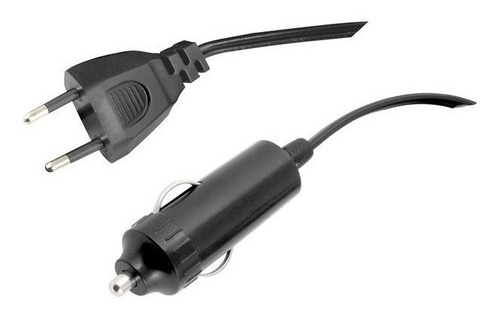Compressor de ar mini elétrico portátil Vonder CAV 150 120W 12V/127V/220V preto/amarelo