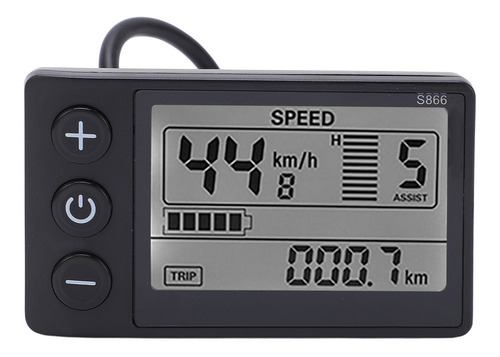 Bicicleta Eléctrica Pantalla Lcd S866 Medidor 24 V 36 V 48 V