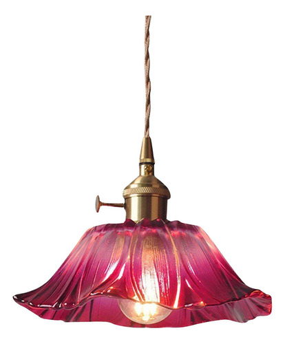 Lámpara Colgante Moderna, Iluminación De Morado Pequeño