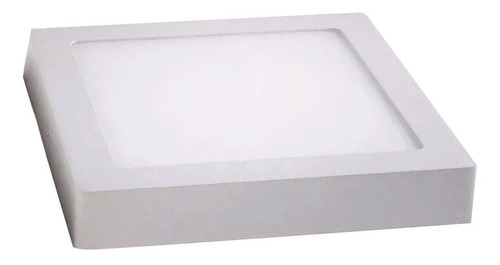 Imagen 3 de 10 de Plafon Panel Led 18w Aplicar Cuadrado 23x23cm Luz Fria Etheo