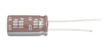 Capacitor Electrolítico De Aluminio 100uf 100v 10x20 Mm