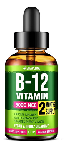 B12 5000 Mcg Sublingual Metilcobalamina Vegano