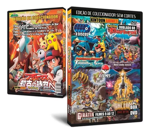 Dvds Pokémon Filmes 9 Ao 12 Dublados