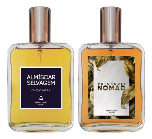 Kit Perfume - Almíscar Selvagem + Patchouli Nomad 100ml