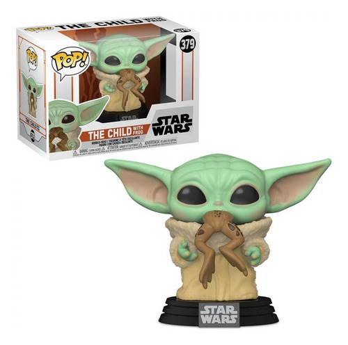 Funko Pop Star Wars The Mandalorian Child Grogu Con Frog 379
