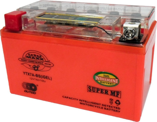 Bateria Gel 12v /scooter Lx125 - Vx125/ Yumbo Dakar 125/200