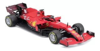 Ferrari Sf21 F1 Burago Escala 1/43 Leclerc / Vettel Original