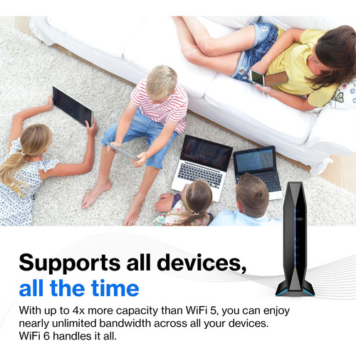 Linksys Router Wifi 6 E8450 Ax3200 Doble Banda Ews