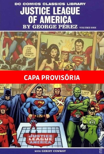 Liga da Justiça por George Perez: DC Vintage, de Conway, Gerry. Editora Panini Brasil LTDA, capa dura em português, 2022