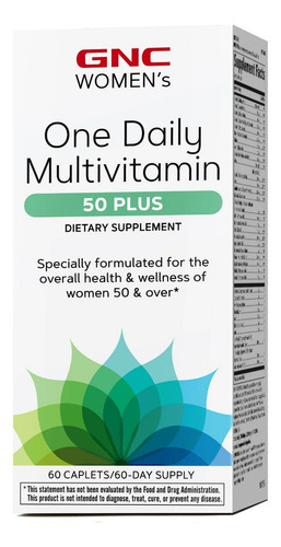 Multivitamínico Feminino Gnc 50 Plus - 60 cápsulas