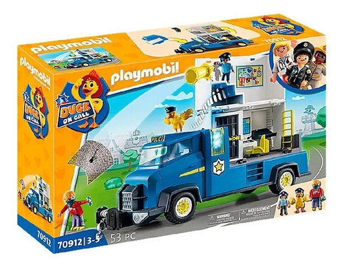 Playmobil Caminhao Da Policia Duck On Call Sunny 70912 Cor Colorido