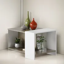Comprar Mesa Ratona Mesita De Centro Estante Auxiliar Living Lateral