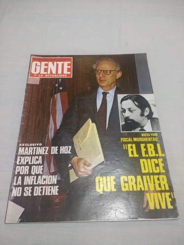 Revista Gente 665 - Caso Graiver - Alonso River Año 1978