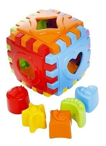 Cubo Didático Divertido Infantil Brinquedo Educativo Baby