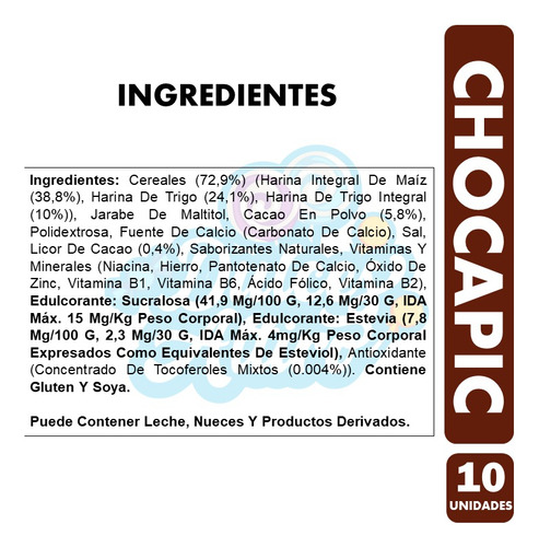 Chocapic De Nestle - Para Colación (pack De 10 Unidades)