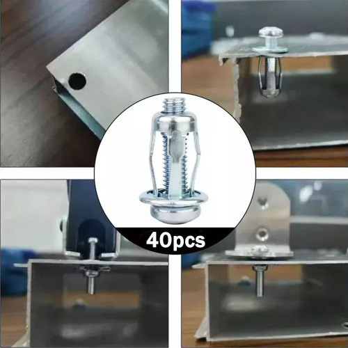 Herramienta 40 Anclajes For Tuercas Con Placa Hierro,